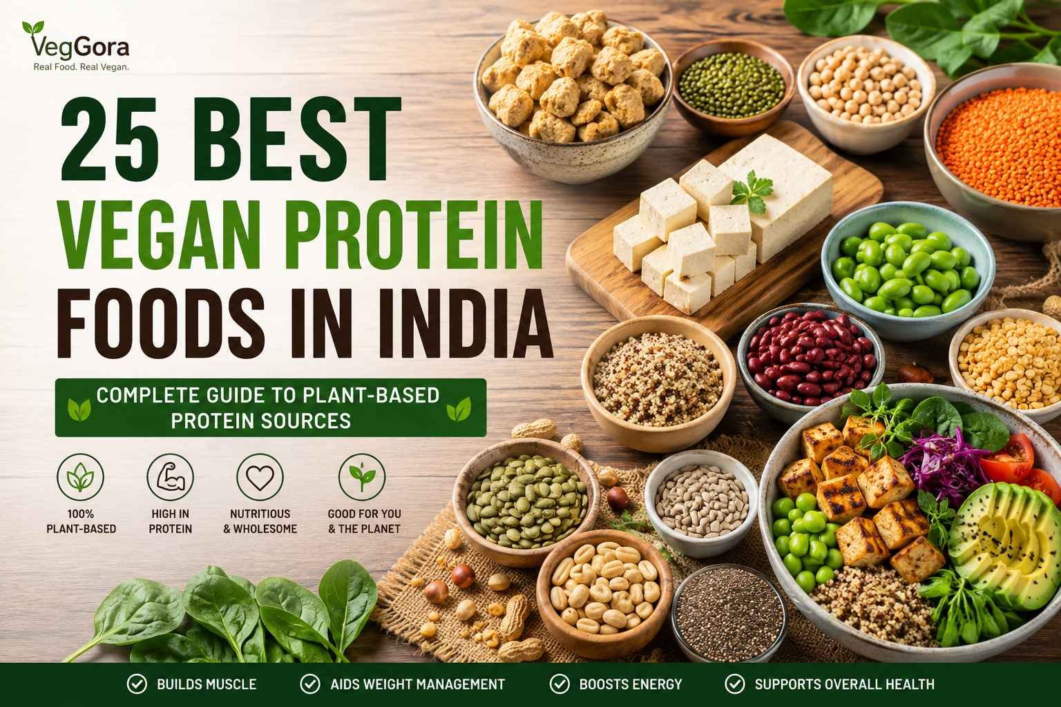 25 Best Vegan Protein Foods in India: Complete Guide to Plant-Based Protein Sources