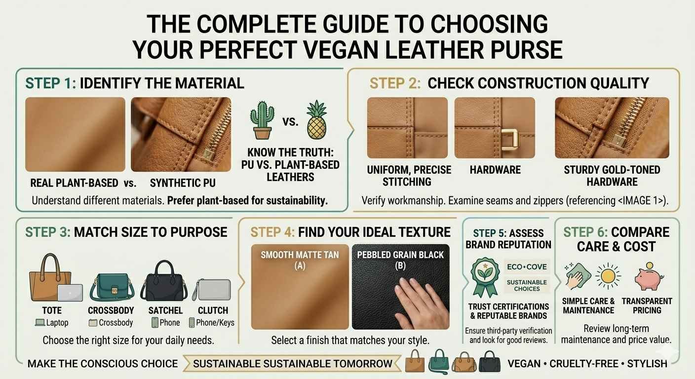 How to choose vegan leather purse