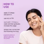1% Retinol Serum for Face with Bakuchiol - Image 3