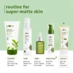 Green Tea & Zinc Super-Matte SPF 50 Sunscreen Gel for Oily Skin - 50g - Image 7