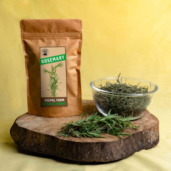 Organic Rosemary Leaves | Himalayan Shade Dried Rosemary Herb (25g)