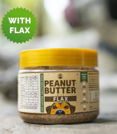 Peanut Butter for Dogs with Flax