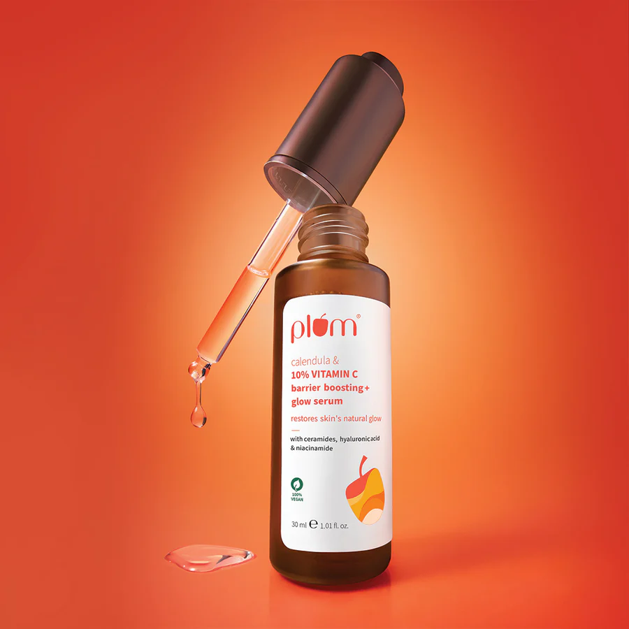 1_39a54f74-75a9-41a9-a7f6-0cc0c4ab3528.webp 10% Vitamin C Barrier Boosting + Glow Serum with Calendula - Image 1