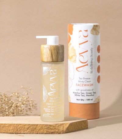 vegan green tea face wash india