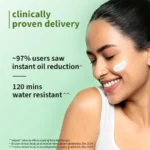 Green Tea & Zinc Super-Matte SPF 50 Sunscreen Gel for Oily Skin - 50g - Image 4