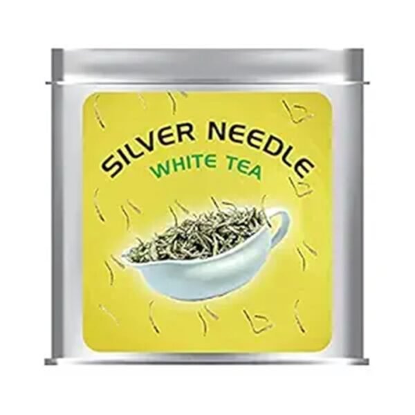 The Tea Shore Silver Needle White Tea - 35g | Premium & Luxury Tea with Sweet Aftertaste for Immunity, Glowing Skin, Weight Management | Aromatic, Flavourful, Refreshing