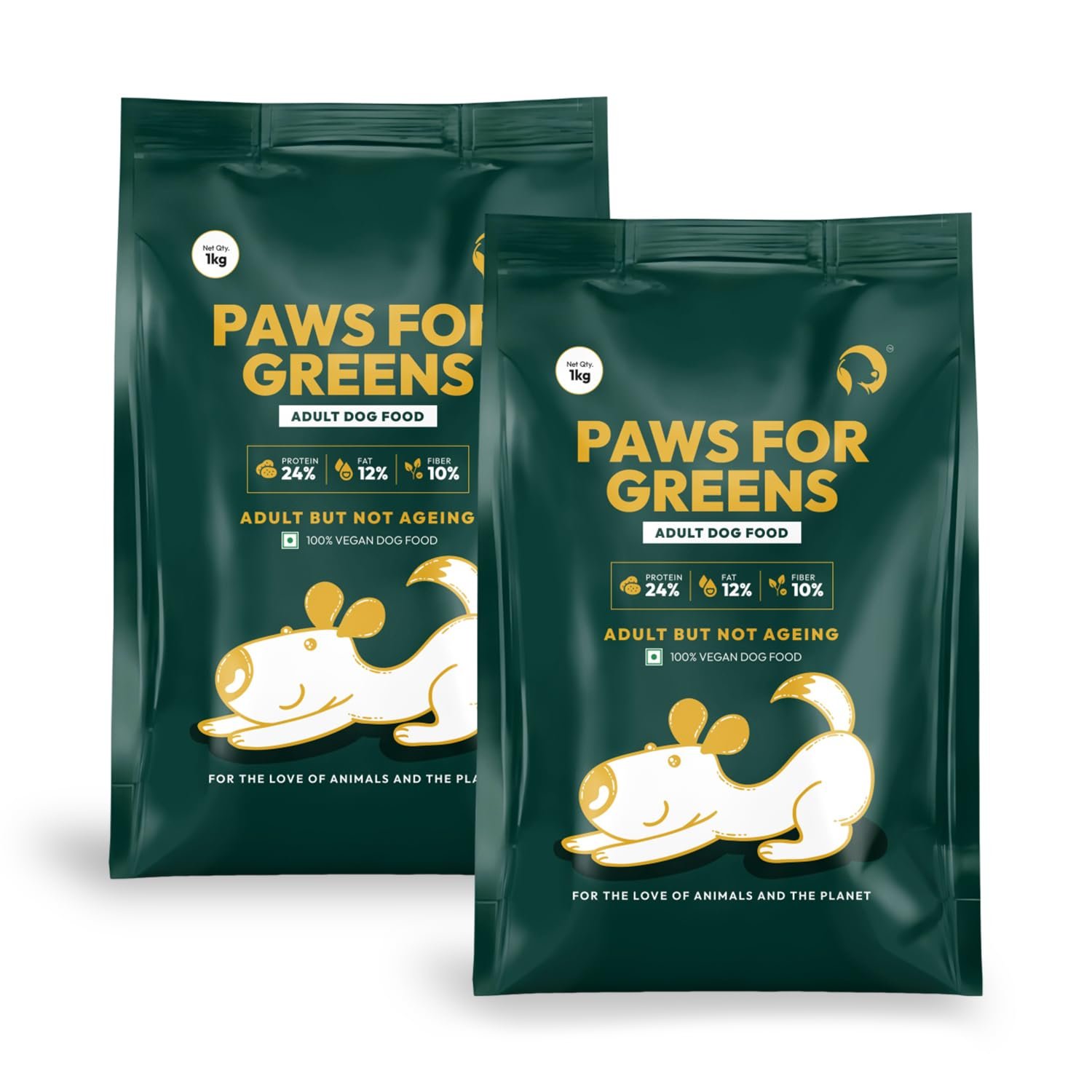 61TrvA56umL._SL1500_.jpg Multivitamin Vegan Adult Dog Food 100% Natural Plant-Based Meat-Free for All Breeds - Image 1