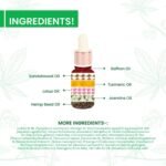 Cannarma Hemp Kumkumadi Face Oil - 10 ml | Ayurvedic Kumkumadi Tailam | with Saffron, Sandalwood, Lotus, Jasmine For Dull skin, Dark spots & Pigmentation, Glowing | All Skin Types - Image 8
