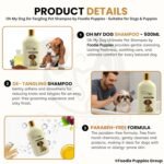 Foodie Puppies Paraben-Free Ultimate Pet Shampoo – Gentle & Detangling Dog & Puppy Shampoo - Image 5