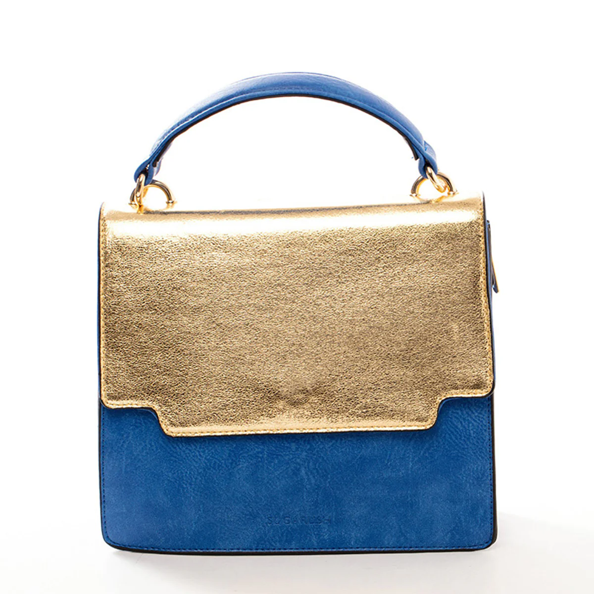 8903496136197_1.webp Sugarush Vegas Women’s Vegan Leather Satchel Bag -Royal Blue - Image 1