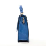 Sugarush Vegas Women’s Vegan Leather Satchel Bag -Royal Blue - Image 3