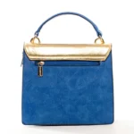 Sugarush Vegas Women’s Vegan Leather Satchel Bag -Royal Blue - Image 2