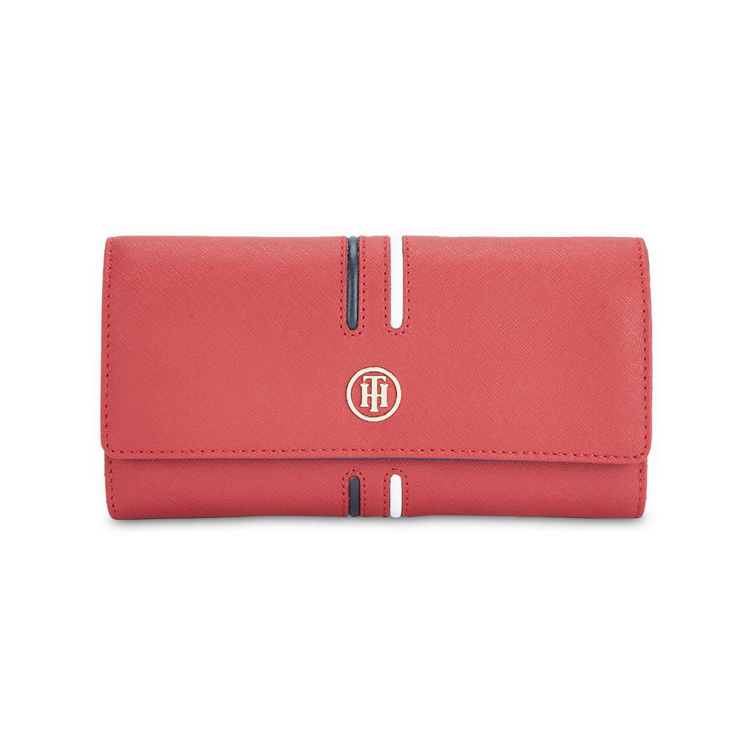8903496163209_01.webp Tommy Hilfiger Moringa Women’s Vegan Leather Wallet — Black - Image 1