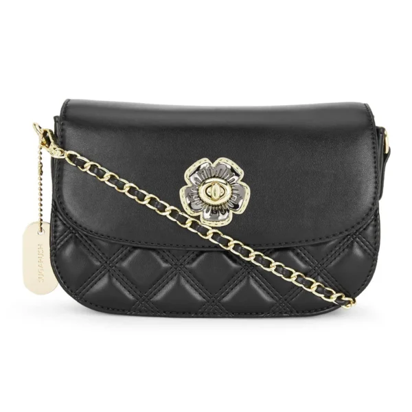 Sugarush Maci Women’s Vegan Leather Quilted Sling Bag