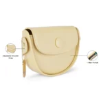 Sugarush Lilian Women’s Vegan Leather Structured Sling Bag - Image 7