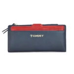 Tommy Hilfiger Mariah Plus Women’s Vegan Leather Wallet — Navy