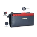 Tommy Hilfiger Mariah Plus Women’s Vegan Leather Wallet — Navy - Image 2