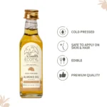 Ecotyl Organic Cold‑Pressed Sweet Almond Oil – 100% Pure & Natural (500 ml) - Image 3