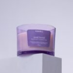 AMETHYST CRYSTAL – 3 WICK CANDLE - Image 3