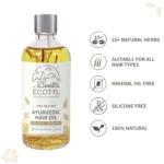 Organic Ayurvedic Hair Oil – 100 ml Herbal Hair Growth & Scalp Nourishing Oil - Image 4