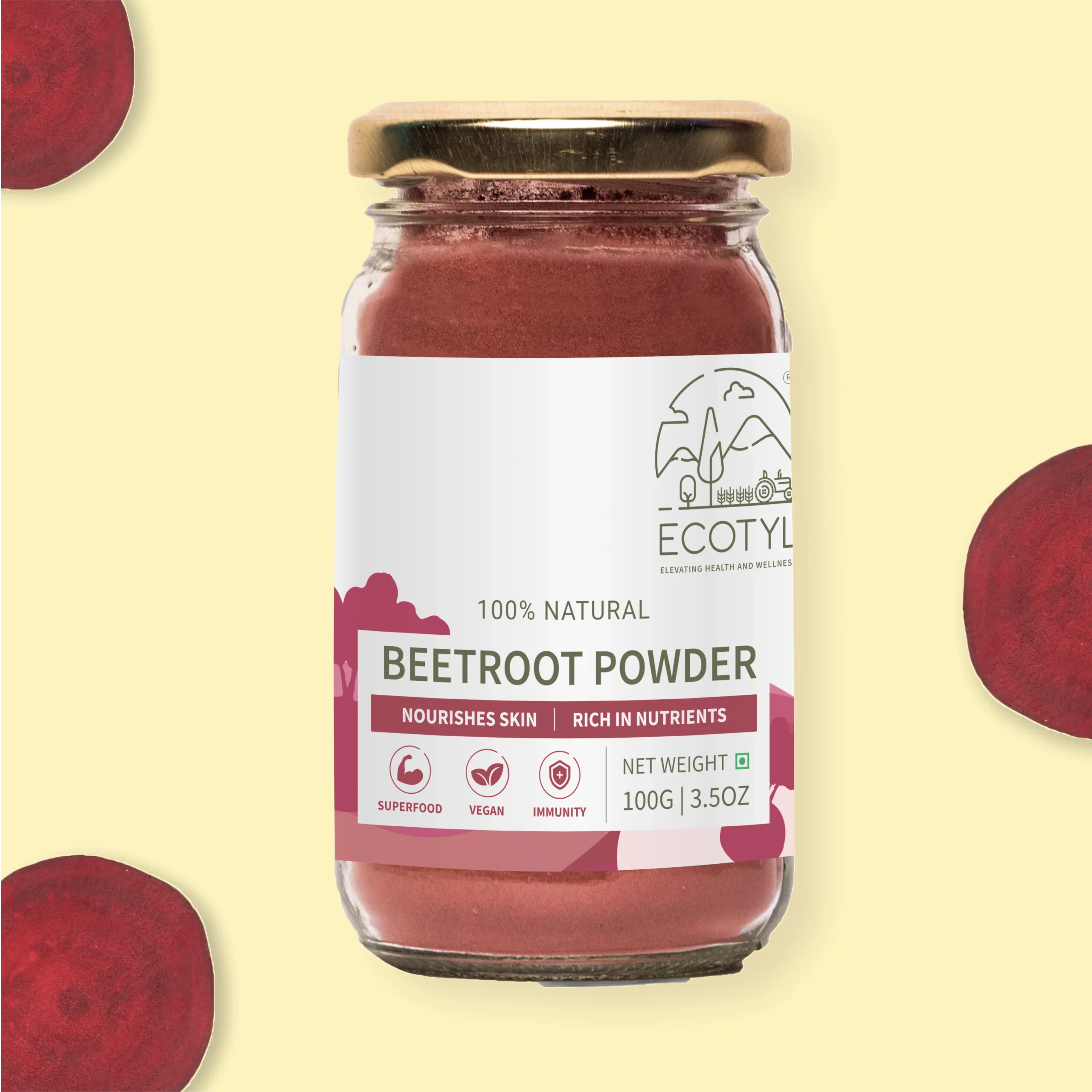 BEETROOTPOWDER1-scaled-1.webp Natural Beetroot Powder – Nutrient-Rich Superfood (100 g) - Image 1