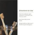 Ultra-Soft Bamboo Toothbrush – Set of 4 Eco-Friendly Toothbrushes - Image 3