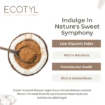 Ecotyl Organic Coconut Blossom Sugar – 300 g Natural Low‑GI Sweetener - Image 2