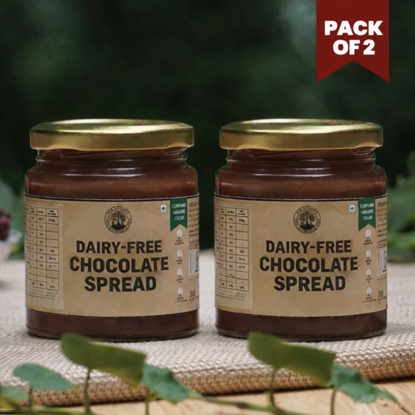 Vegan Cacao Chocolate Spread Pack of 2 | Dairy Free Chocolate Spread (2 x 150g)