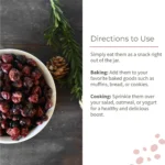 Ecotyl Natural Dried Cranberries – 150 g | Antioxidant-Rich Healthy Snack - Image 4