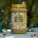 Crunchy Vegan Peanut Butter 1kg | Unsweetened Protein Rich Peanut Butter