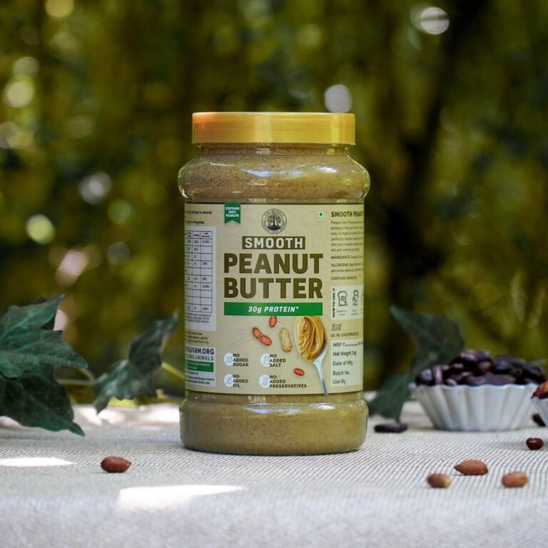 Smooth Vegan Peanut Butter 1kg Smooth Vegan Peanut Butter 1kg