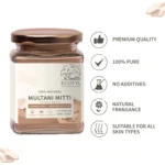Natural Multani Mitti Powder – Deep Cleansing Clay for Skin & Scalp (150 g) - Image 5