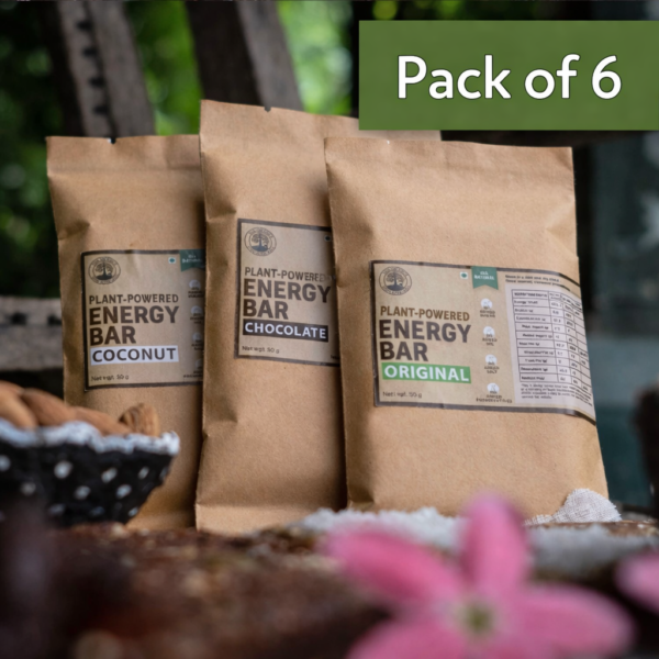 Vegan Energy Bars Combo Pack of 6
