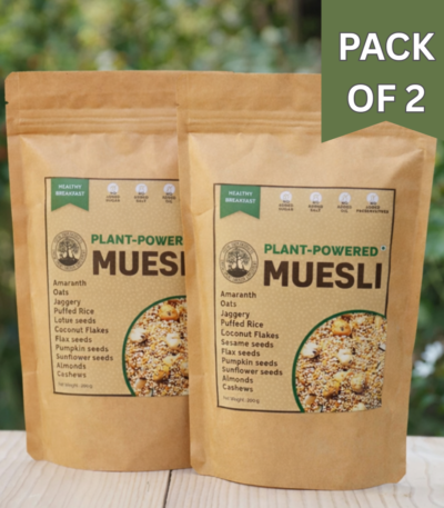 Jaggery Sweetened Vegan Muesli