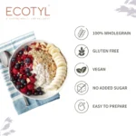 Organic Rolled Oats – Gluten-Free Whole Grain Breakfast Oats - Image 3