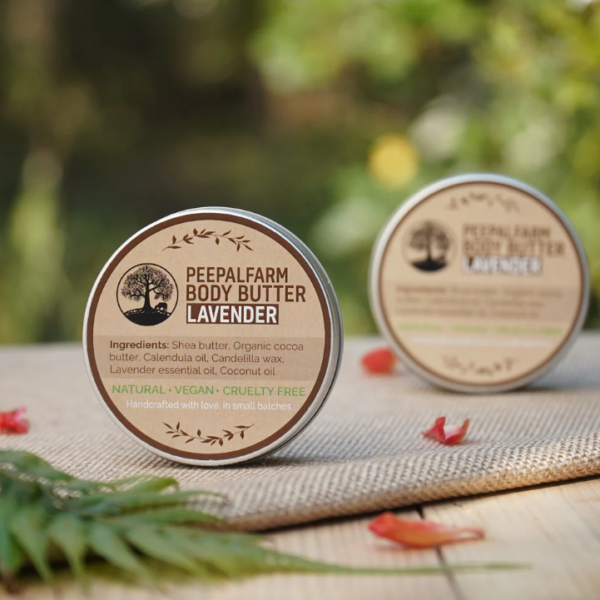 Handcrafted Vegan Body Butter Lavender (100gm)