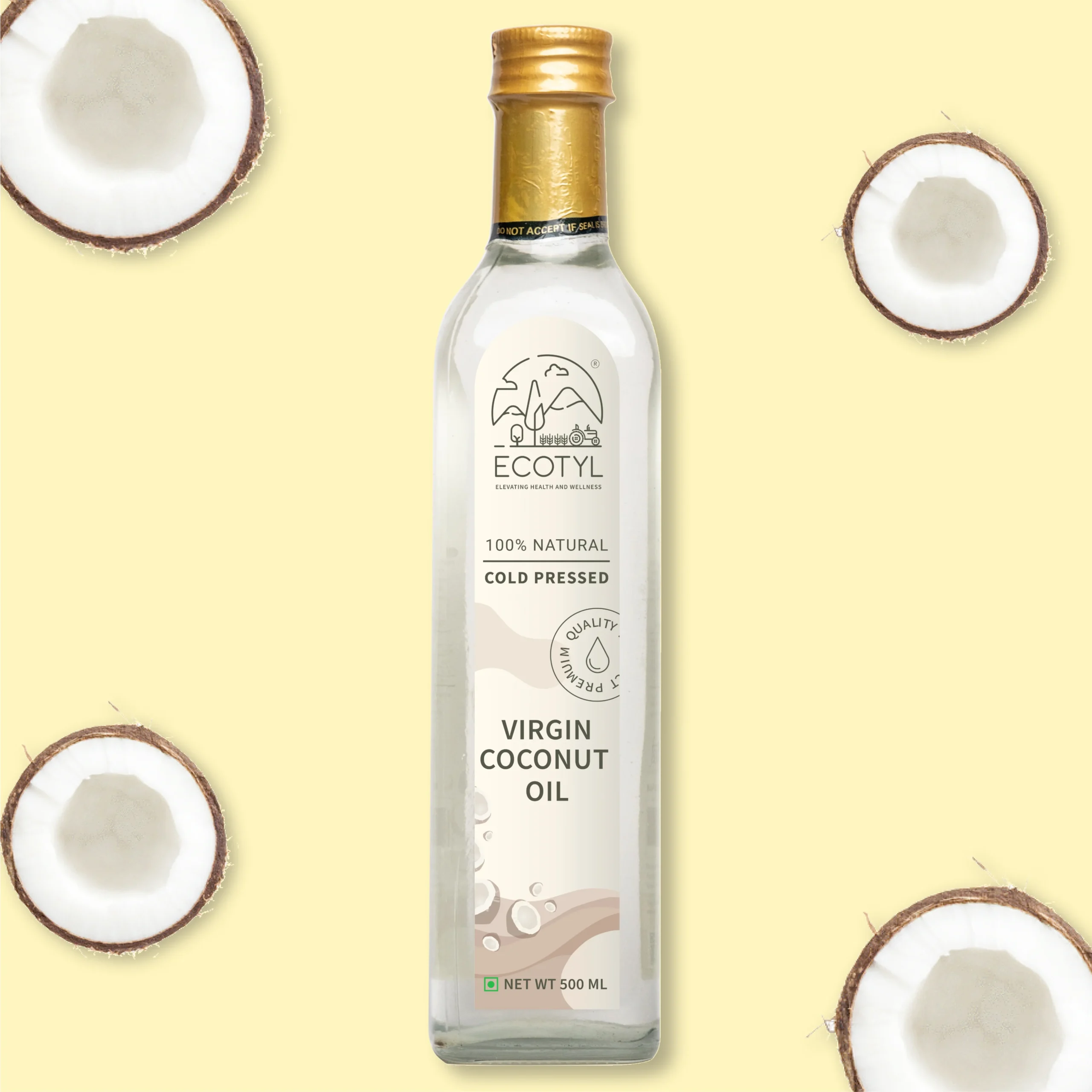 VIRGINCOCONUTOIL1-scaled-1.webp Ecotyl Organic Cold‑Pressed Virgin Coconut Oil – Pure & Natural 500 ml - Image 1