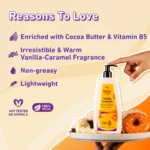 Vanilla Caramello Body Lotion | Deep Moisturizing Vanilla Lotion - Image 2
