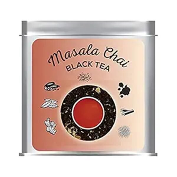 THE TEA SHORE Masala Chai - Premium Assam Tea with Exotic Spices, 150 Grams | Masala Chai | Black Tea | Assam Tea | Chai Patti | Tea