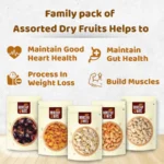 Panchmeva - Family Pack Of 5 Premium Dry Fruits 750 Grams | Red - Image 5