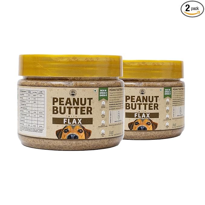 Dog Peanut Butter with Flax Pack