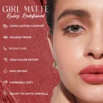 Slickstick Luxe Matte lipstick - Almond Butter 01 (2.4 g) - Image 8