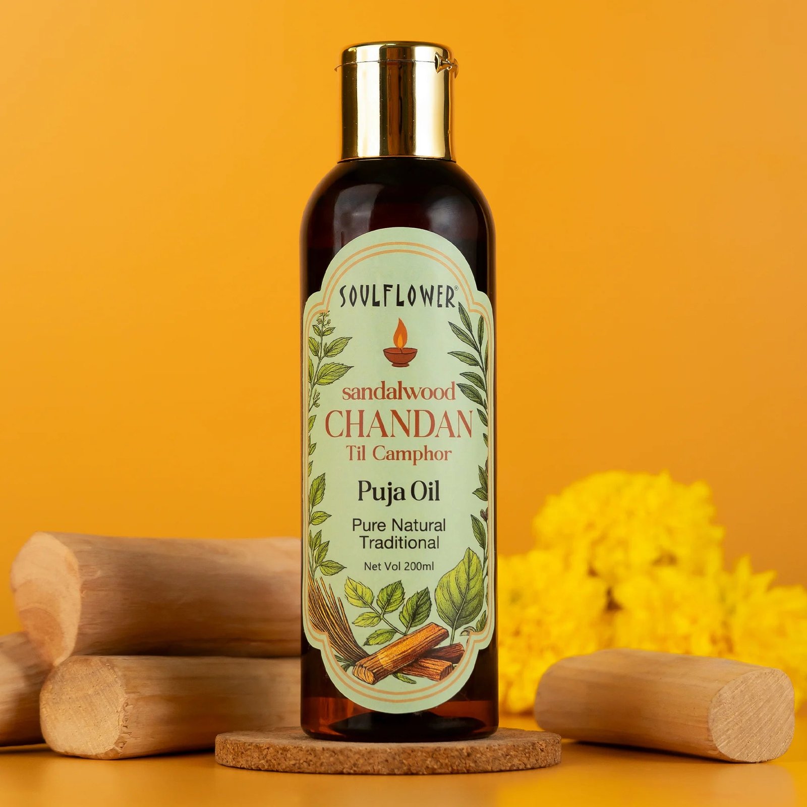 1_2_e0ae5fb2-be44-4829-a5f4-f314f6bf5ed8.jpg Everyday Pure Chandan Til Puja Oil - Image 1