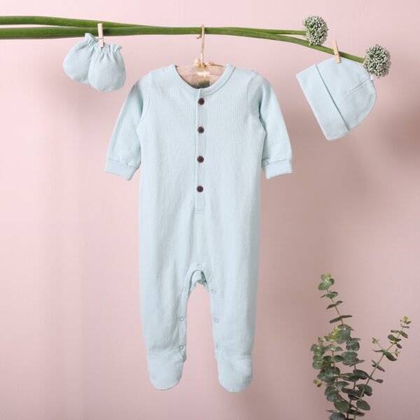 Poshaak Baby Overall Romper Set - Moonlight Jade