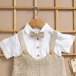 Poshaak Cotton Linen Romper Set - Image 2