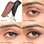 3 in 1 Eye Stack - Eyeshadow + Eyeliner + Mascara - Image 4