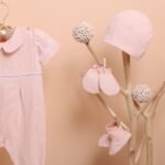 Baby Forest Poshaak Baby Bodysuit Set – Scallop Shell Organic Cotton - Image 2