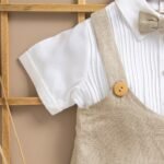 Poshaak Cotton Linen Romper Set - Image 4