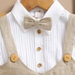 Poshaak Cotton Linen Romper Set - Image 5