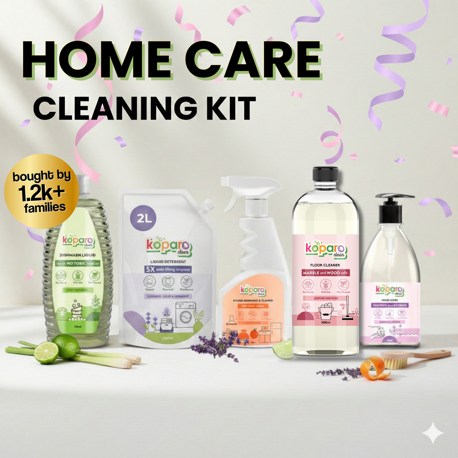 61_7cc9a4f1-86fa-4aa0-b9da-edf49a757310.png Home Care Cleaning Kit (Limited Time Deal) - Image 1